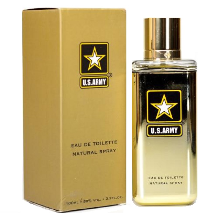 US Army Gold Cologne by New Brand 3.3oz Eau De Toilette Spray for men